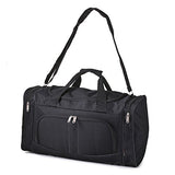 5 Cities Carry On Lightweight Small Hand Luggage Cabin on Flight & Holdalls (Black)