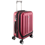 Delsey Helium Titanium Carry On & 29" Spin Lug, Black Cherry Red