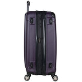 Kenneth Cole Reaction 28" Abs Expandable 8-Wheel Checked Luggage, Deep Purple