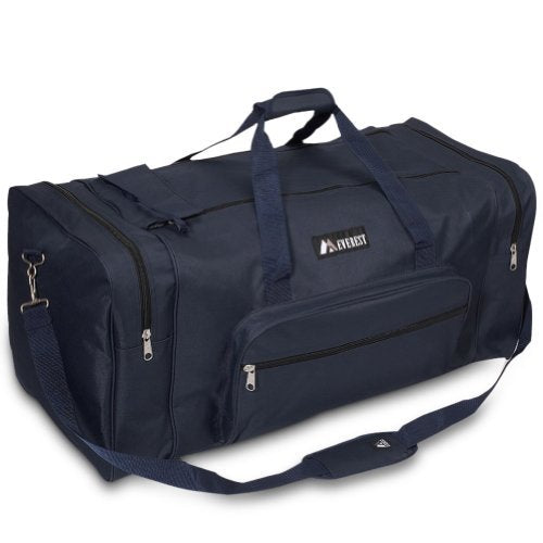 Everest Luggage Sporty Gear Bag - Large,One Size,Solid Navy