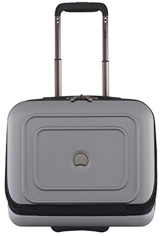 Delsey Luggage Cruise Lite Hardside 2 Wheel Underseater With Front Pocket, Platinum