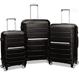 Samsonite Freeform 3 Piece Set 21|24|28 Inch Expandable Spinners (One Size, Black)