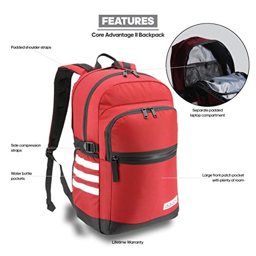 adidas advantage backpack Shop adidas Unisex Core Advantage Backpack, A – Luggage Factory