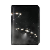 Dynamic UFO Genuine Leather UAS Passport Holder Travel Wallet Cover Case