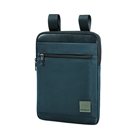 Samsonite Hip-Square - Tablet Cross-Over L 9.7" Messenger Bag, 29 Cm, 3.5 Liters, Blue (Dark Blue)