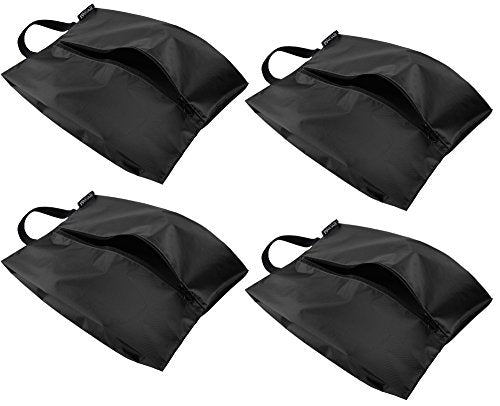 Bagail Travel Shoe Bags Set of 4 Lightweight Waterproof Nylon Storage Bag for Men & Women (Standard