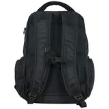 Kenneth Cole Reaction Dual Compartment with USB Port (RFID) Laptop Backpack Black One Size