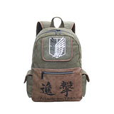 Attack On Titan Backpack Anime Laptop Backpack Large Capacity Book Bag Students Anime Fans With Keychain Pendant