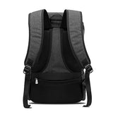 Tocode Water Resistant Laptop Backpack With Usb Charging Port Fits Up To 15.6-Inch Laptop Travel