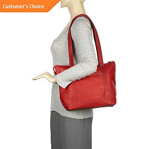Sandover Le Donne Leather Double Strap Pocket Tote 5 Colors | Model LGGG - 11338 |