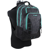 Fuel Escape Travel Backpack, School Bookbag, Durable Camping or Hiking Backpack, Black/ Snake