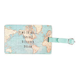 Sass & Belle Vintage World Map Luggage Tag