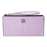 Damara Womens Multilayer Wristlet Clutch Purse With Alloy Detail,Purple