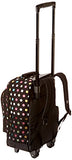 Everest Wheeled Backpack With Pattern, Polkadot, One Size