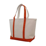 CB Station - Boat Tote Medium- ORANGE Canvas Bag