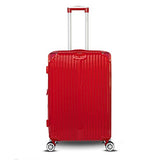 Gabbiano The Macan 3 Piece Expandable Hardside Spinner Luggage Set (Silver)