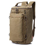 Feskin Fashion Casual Durable Travel Rucksack Daypack Lifewit 15.6-17 inch Canvas Laptop