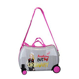 Nickelodeon JoJo Siwa - Carry On Luggage Kids Ride-On Suitcase