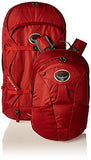 Osprey Packs Farpoint 55 Travel Backpack, Jasper Red, Medium/Large