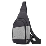 Coolbell Casual Bag Daypack Crossbody Bag Sling Bag With Adjustable Strap (Black)