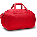 Under Armour Undeniable Duffle 4.0 Gym Bag, Red (600)/Silver, Medium