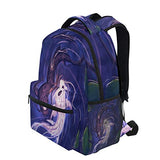 Nander Laptop Travel Backpack Gossip Koi Fish Large Capacity Business College Student School Bookbags