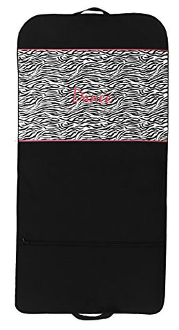 Sassi Designs Black Zebra Dance Garment Bag