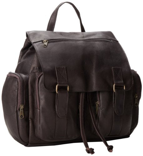 David King & Co. Laptop Backpack With 2 Front Pockets, Cafe, One Size