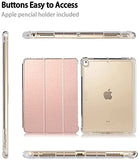 Valkit iPad Mini 5th Generation 2019 Case, iPad Mini 4 Case,Shockproof Protective Smart Folio Stand Protective Heavy Duty Rugged Impact Resistant Armor Cover[with Auto Sleep/Wake], Rose Gold
