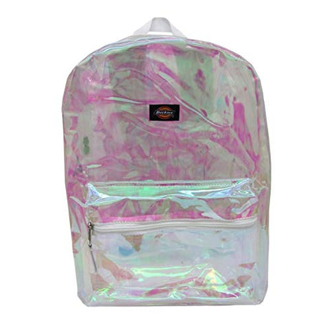 Dickies Clear Student Backpack Champagne Iridescent/White