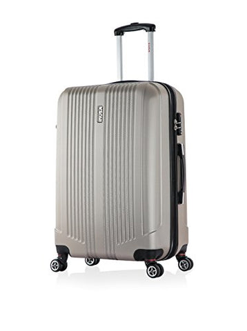 Inusa San Francisco 22-Inch Lightweight Hardside Spinner Suitcase - Champagne