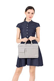 Mosiso Polyester Flapover Laptop Messenger Shoulder Bag Case Cover Briefcase Compatible 13-13.3