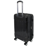 AMKA 3-Piece TSA Locks Hardside Upright Spinner Luggage Set-Black