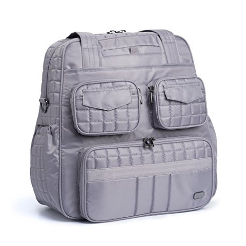 Lug Puddle Jumper Overnight / Gym Bag, Pearl Grey