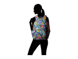Vera Bradley Iconic Deluxe Campus Backpack, Signature Cotton, Falling Flowers