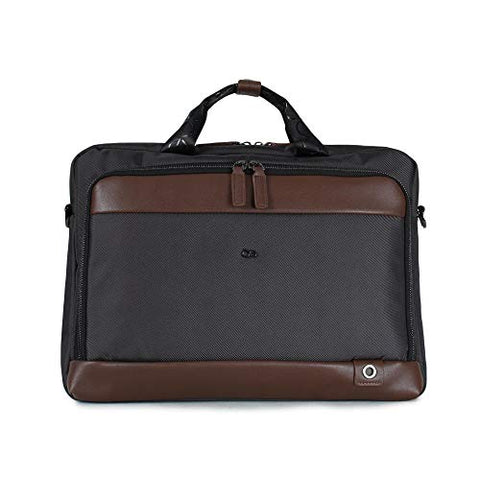 Cloe Uomo Water Resistant Laptop Briefcase in Brown Color