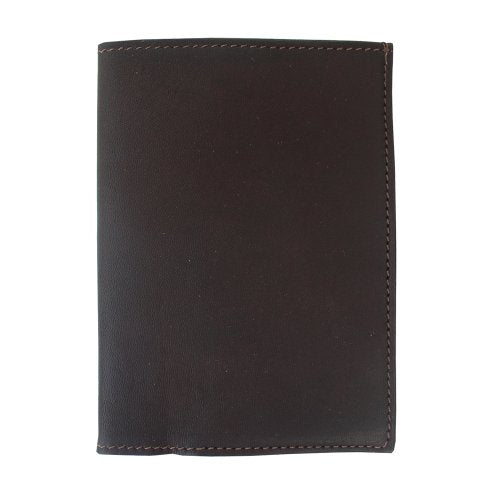 Piel Leather Passport Cover, Chocolate, One Size