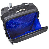 Dejuno Compact Hardside 20-Inch Carry-on Luggage with Laptop Pocket - Charcoal