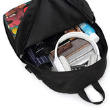 b-ra-wl s-ta-rs Student School Bag Laptop Backpack Casual Tourist Backpack For Men Women