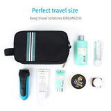 Mens Toiletry Bag, Waterproof Dopp Kit for Men Hanging Travel Shaving Wash Bags (Black)