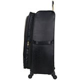 Aimee Kestenberg Women'S 28” Jacquard Python Printed Polyester Expandable 4-Wheel Checked