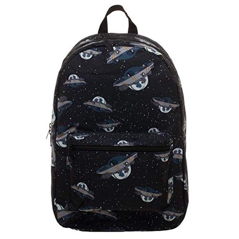Rick And Morty Ufo Space Cruiser Backpack
