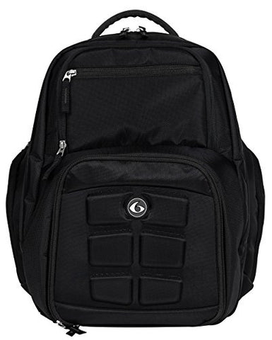 6 Pack Fitness Expedition Backpack Meal Mangement System 300 Stealth Black