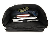 Baosha Bp-16 Pu Leather Casual Backpack College Backpack Daypack Black
