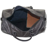 Kenneth Cole Reaction Port Stanley 20" Pebbled Vegan Leather Carry-On Duffel/Travel Duffle Bag, Brown, Dome