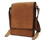 Handmade Genuine Leather Full Flap Messenger Flapover Shoulder Bag Hlt_014