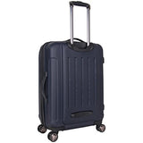 Kenneth Cole Reaction Renegade 24" Hardside Expandable 8-Wheel Spinner Checked Luggage, Navy