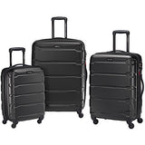 Samsonite Omni Hardside Luggage Nested Spinner Set of 3 Black with Travel Kit