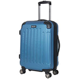 Kenneth Cole Reaction Renegade 20” Carry-On Lightweight Hardside Expandable 8-Wheel Spinner Cabin Size Suitcase, Vivid Blue, inch