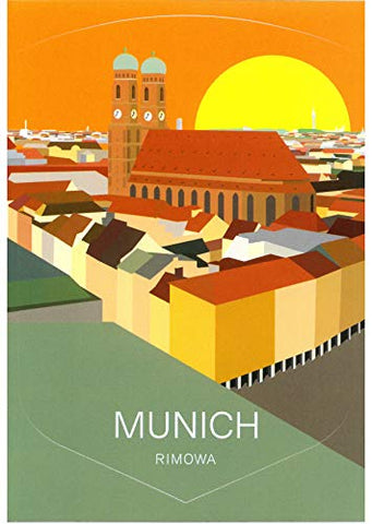 RIMOWA Munich country sticker for Topas, Original, Salsa, Essential series for luggage and carry on"Made in Germany"